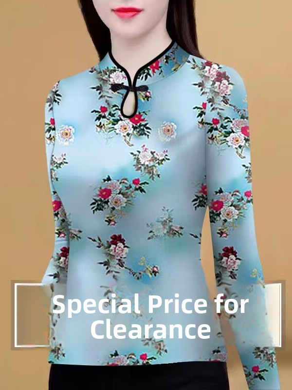 Ethnic Fashion Wear - قميص داخلي نسائي أنيق مطبوع بتصميم