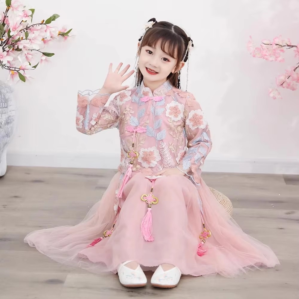 أطفال ملابس فتاة فستان مجموعات - مراجعة Ethnic Wear For Kids Fashion Show وسعره