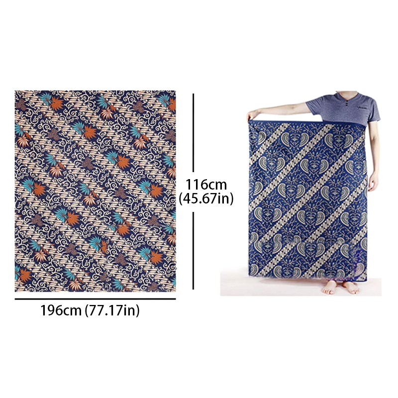 زي تقليدي للجنسين على الطراز ا - مراجعة Batik Sarong Wrap وسعره