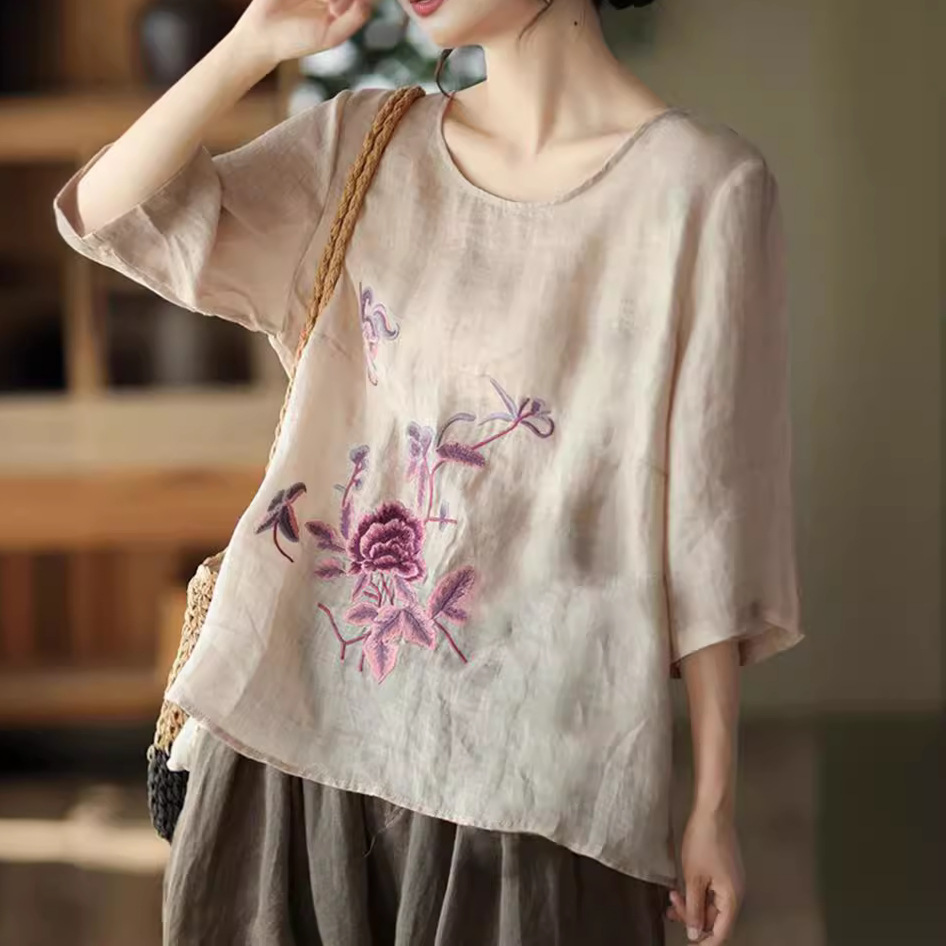 بلوزة صيفية نسائية بمقاسات كبي - مراجعة Ethnic Fashion For Ladies وسعره