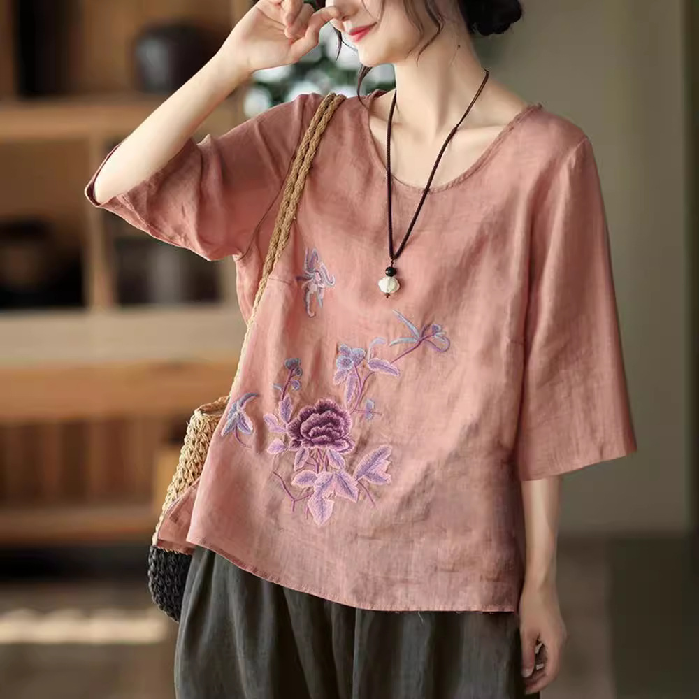 بلوزة صيفية نسائية بمقاسات كبي - مراجعة Ethnic Fashion For Ladies وسعره