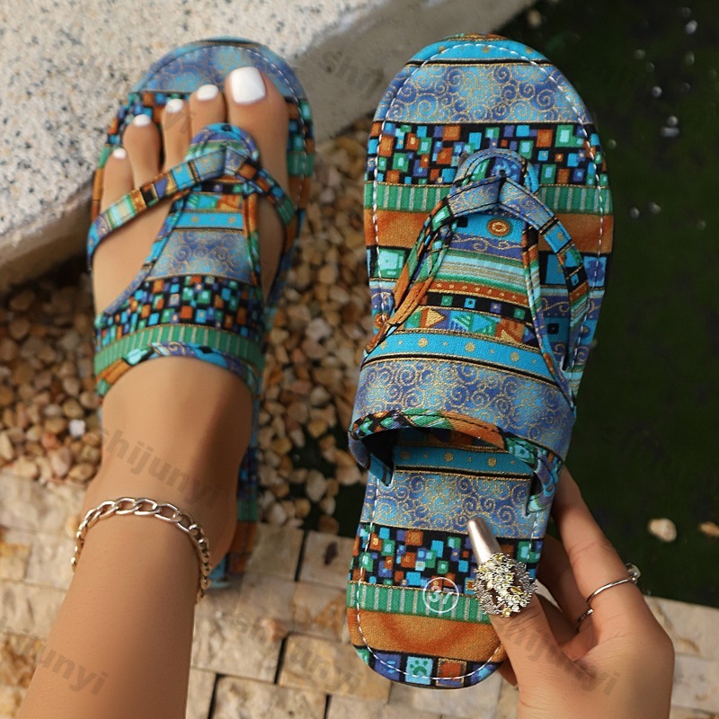 Sandales نسائية كبيرة الحجم 20 - مراجعة Ethnic Fashion Women وسعره