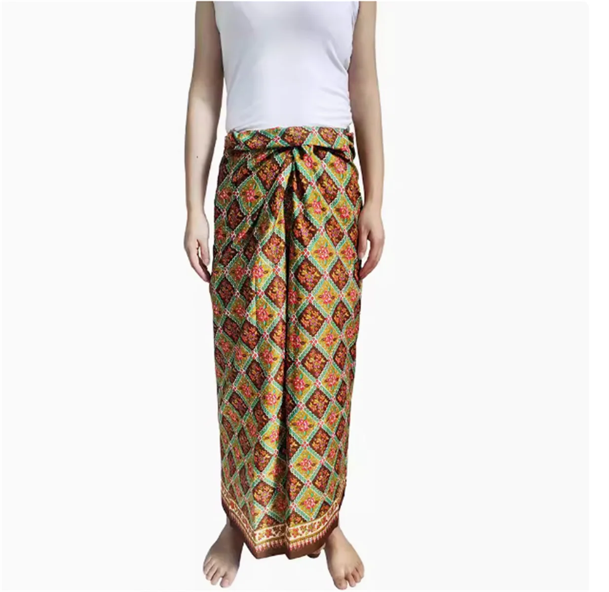 ماليزيا تايلاند تنورة أنبوبية  - مراجعة Batik Sarong Wrap وسعره