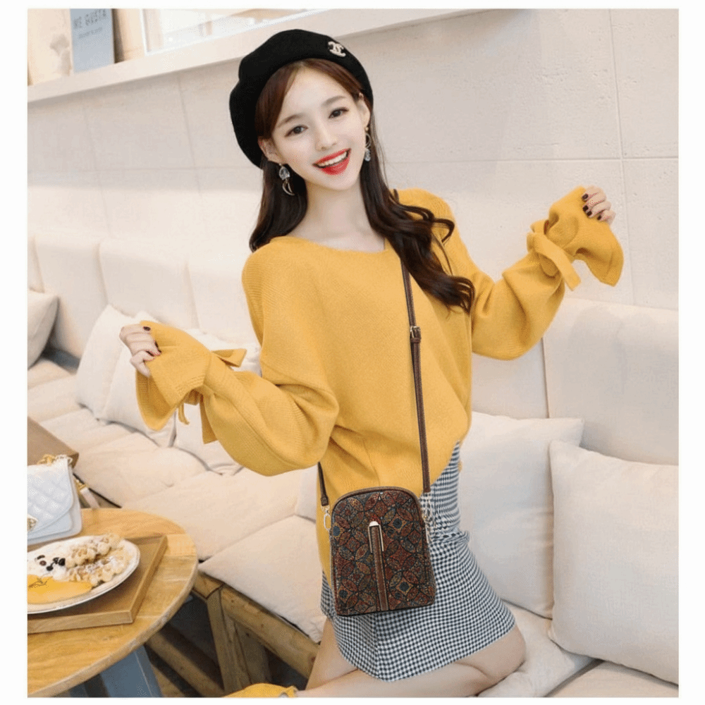 حقيبة هاتف مطبوعة على الطراز ا - مراجعة Ethnic Fashion For Ladies وسعره