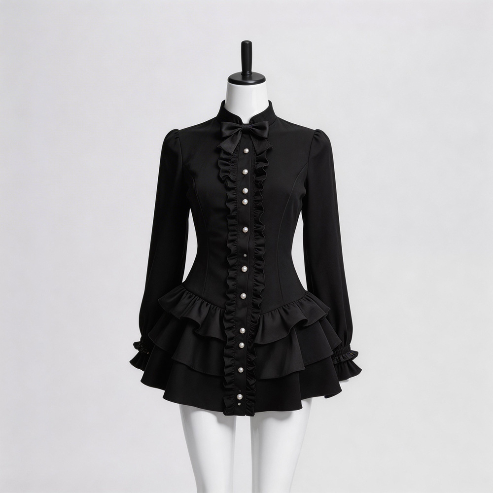 تنورة قصيرة سوداء على الطراز ا - مراجعة Ethnic Fashion Wear وسعره